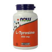 NOW L-Tyrosine 500mg 120.00 Vegetarische capsules
