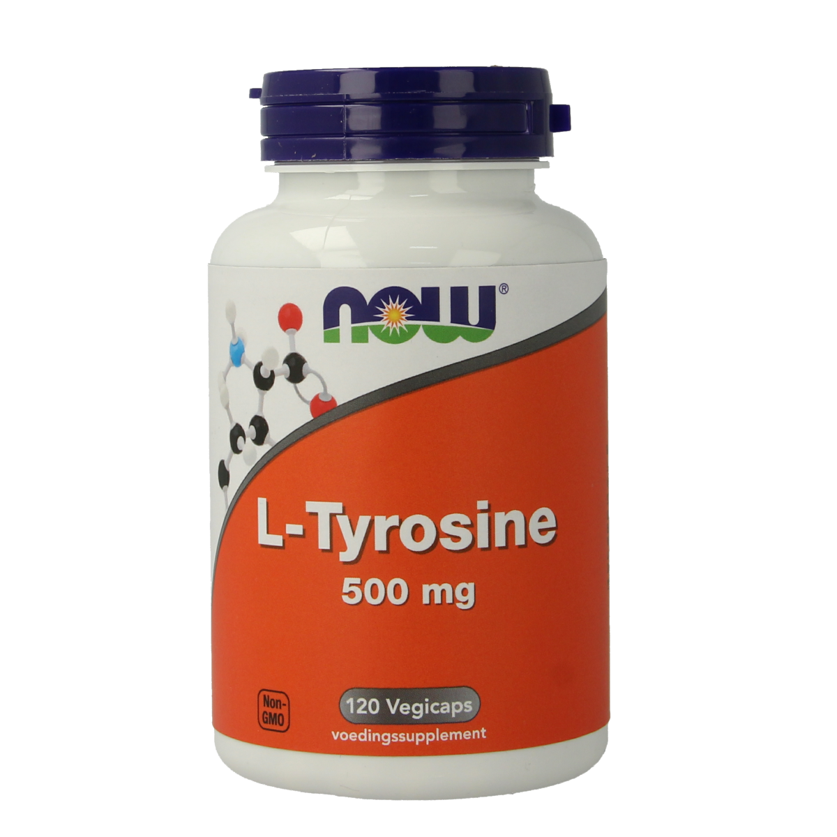 NOW L-Tyrosine 500mg 120.00 Vegetarische capsules