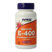 NOW Vitamine E-400 gemengde tocoferolen 100.00 Softgels