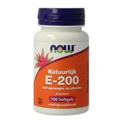 NOW Vitamine E-200 natuurlijke gemengde tocoferolen 100.00 Softgels
