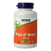 NOW Pau d'arco 500mg 100.00 Vegetarische capsules