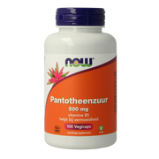 NOW Pantotheenzuur 500mg (B5) 100.00 Vegetarische capsules
