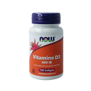 NOW Vitamine D3 400IE 180.00 Softgels