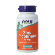 NOW Zink picolinaat 50mg 120.00 Vegetarische capsules