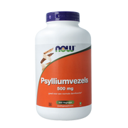 NOW Psylliumvezels 500mg 500.00 Vegetarische capsules