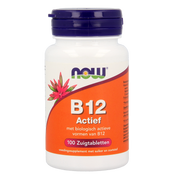 NOW Vitamine B12 actief 100.00 Zuigtabletten