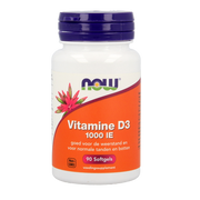 NOW Vitamine D3 1000IE 90.00 Softgels