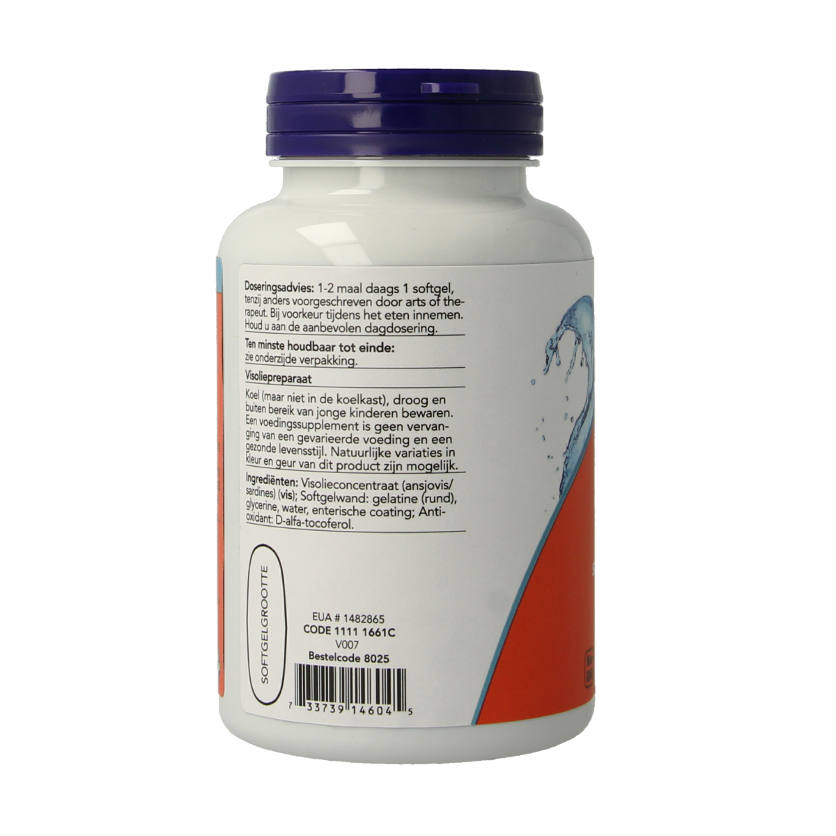 NOW Omega 3 extra 500mg EPA 250mg DHA 90.00 Softgels