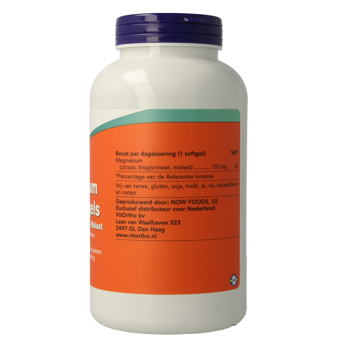 NOW Magnesium trio softgels 180.00 Softgels