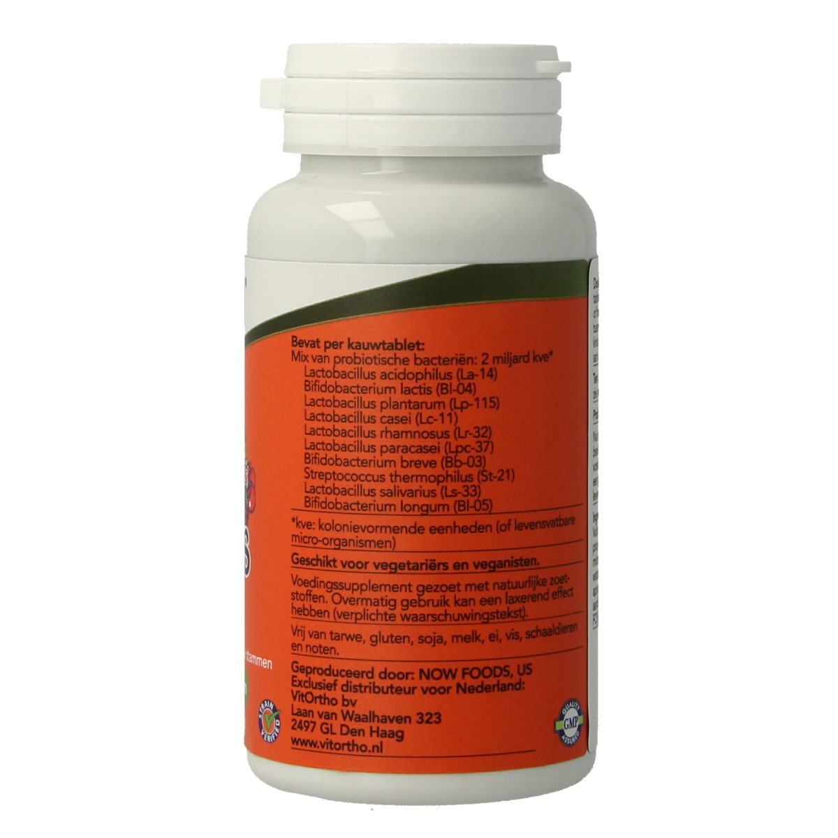 NOW Berry Dophilus™ Kids biotica kind 60.00 Kauwtabletten