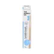 The Humble Co Tandenborstel Bamboe + 3 Borstelkop  blauw 1.00 Stuks