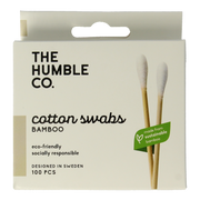 The Humble Co Wattenstaafjes bamboe wit 100.00 Stuks