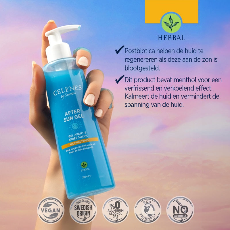 Celenes Herbal aftersun gel 200 Milliliter