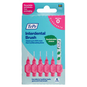TePe Interdentale ragers original roze 0,4mm maat 0 6.00 Stuks