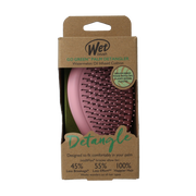 Wet Brush Go green palm detangler pink water 1.00 Stuks