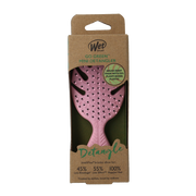 Wet Brush Go green detangler pink mini 1.00 Stuks