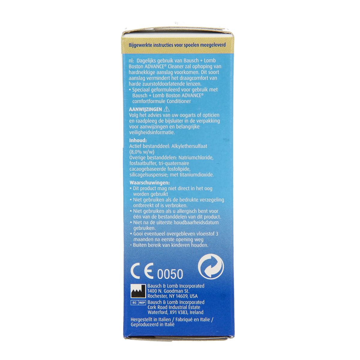 Bausch & Lomb Boston cleaner lenzenvloeistof 30.00 Milliliter