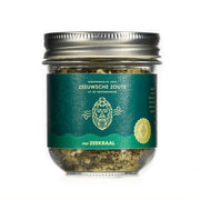 Zeeuwsche Zoute Zout met zeekraal glazen pot 100.00 Gram
