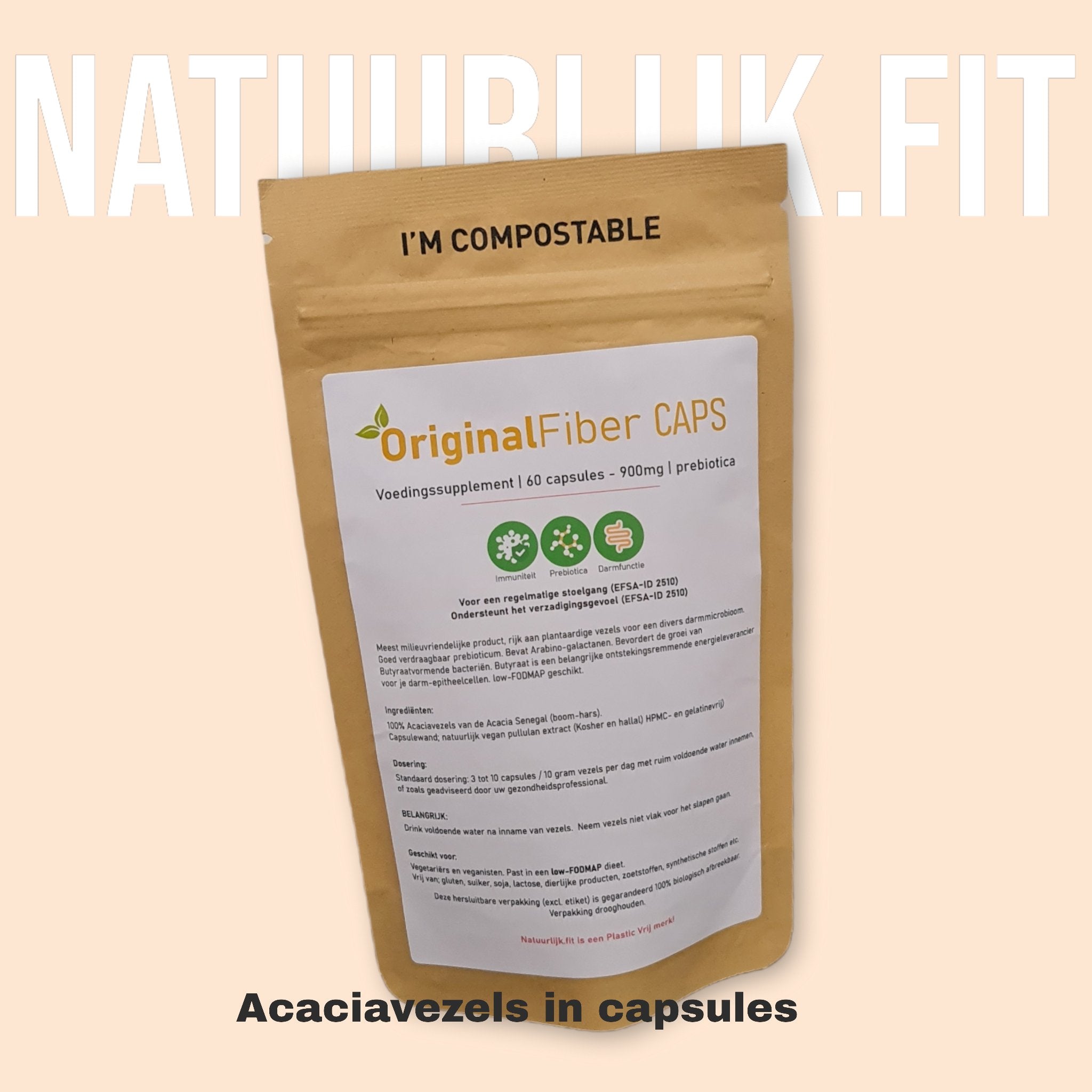 Natuurlijk.fit OriginalFiber 60.00 Capsules