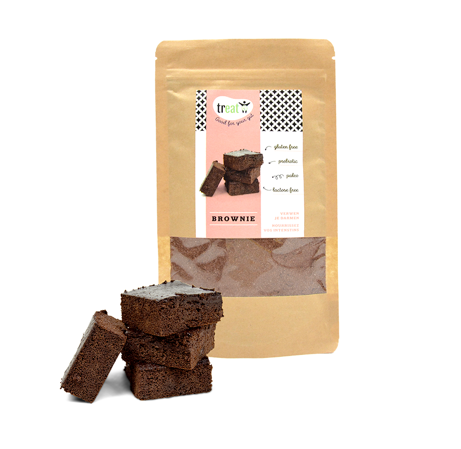 Treat Brownie mix glutenvrij 145.00 Gram