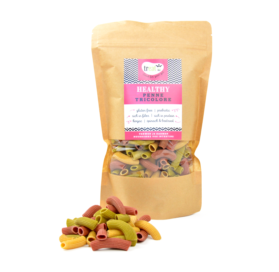Treat Penne tricolore glutenvrij 250.00 Gram