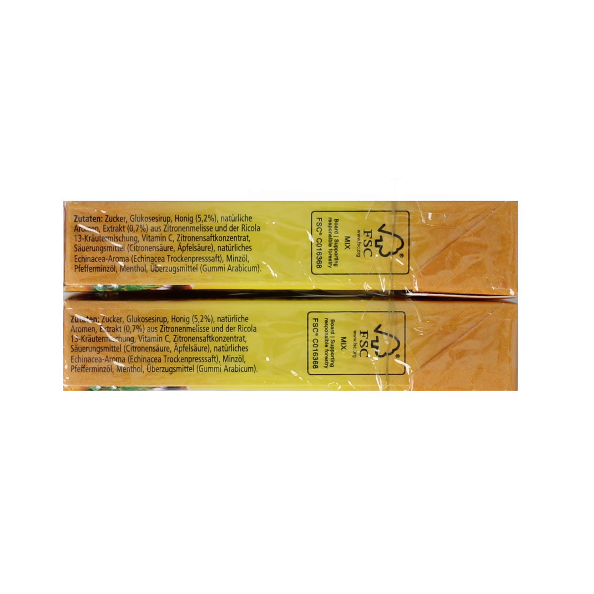 Ricola Honing citroen echinacea duo pack 100.00 Gram