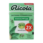 Ricola Eucalyptus suikervrij duo pack 100.00 Gram