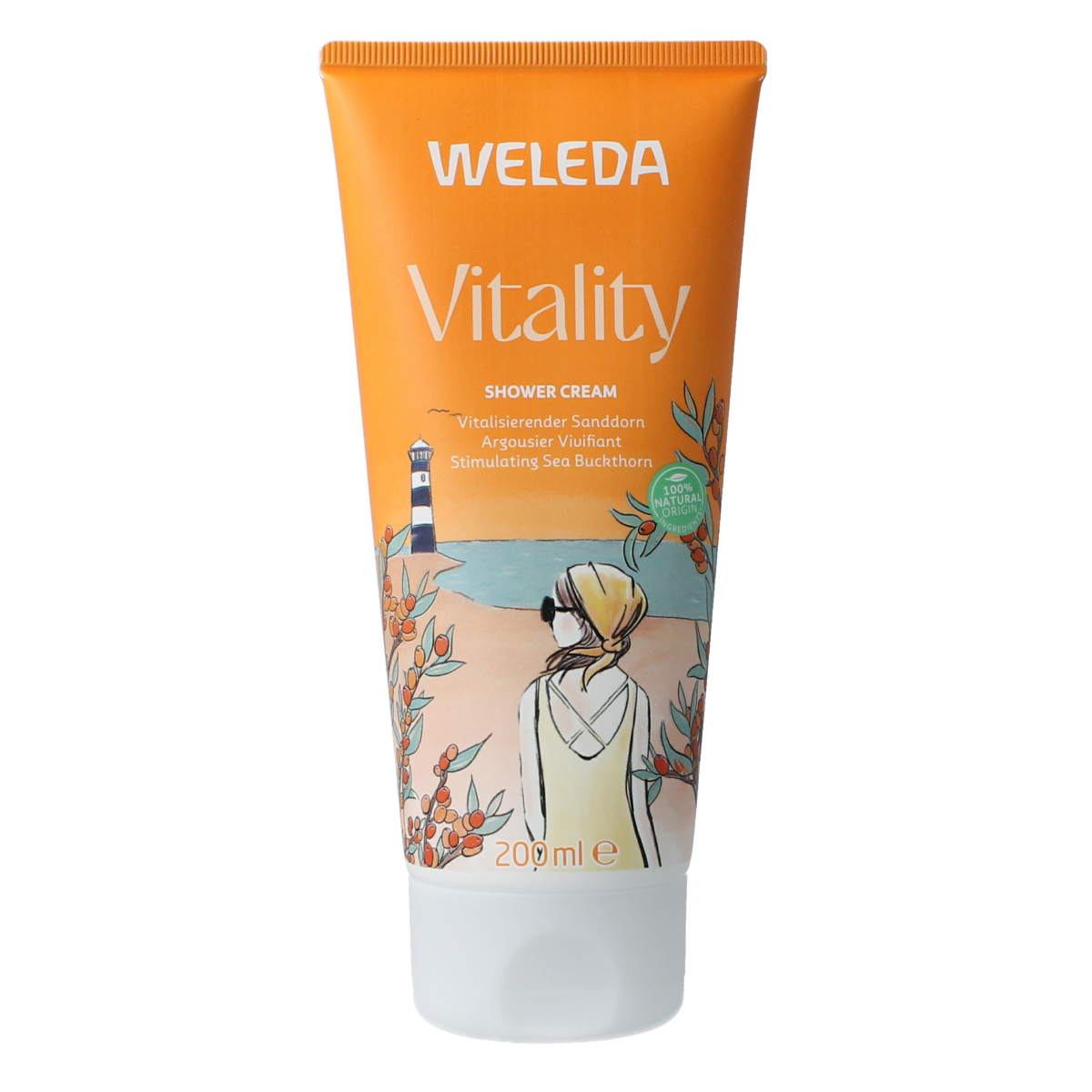 Weleda Duindoorn vitaliserende douchecreme 200.00 Milliliter