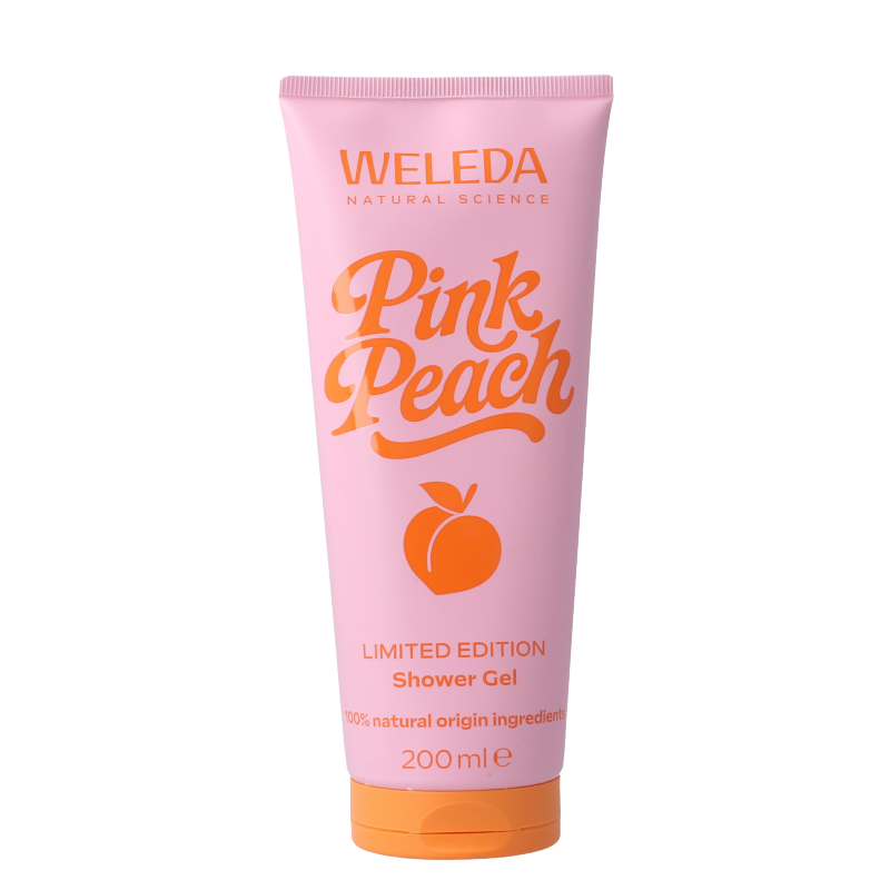Weleda Douchegel pink peach limited edition 200 Milliliter