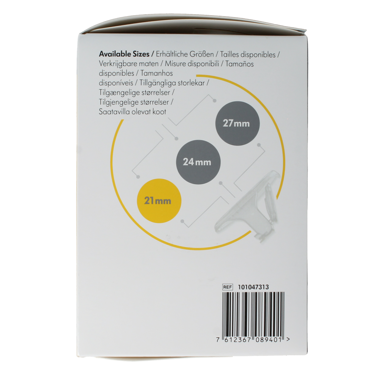Medela Handsfree borstschild Symphony 21mm 1.00 Stuks