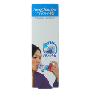 Diversen Aerochamber + flow VU mondstuk blauw 1.00 Stuks