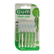 GUM Trav-ler rager 1.1 mm (groen) 6 Stuks