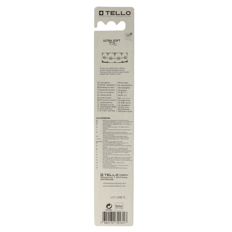 Tello Tandenborstel ortho 4920 1 Stuks