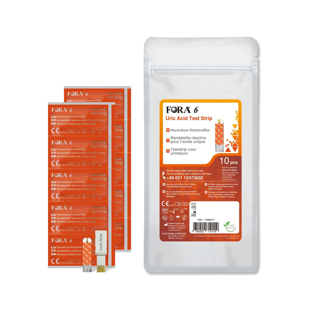 Fora FORA 6 Urinezuur strips 10.00 Stuks