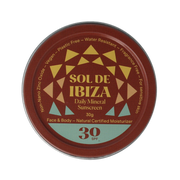 Sol De Ibiza Zonnebrandcreme SPF30 mini bio 30.00 Gram
