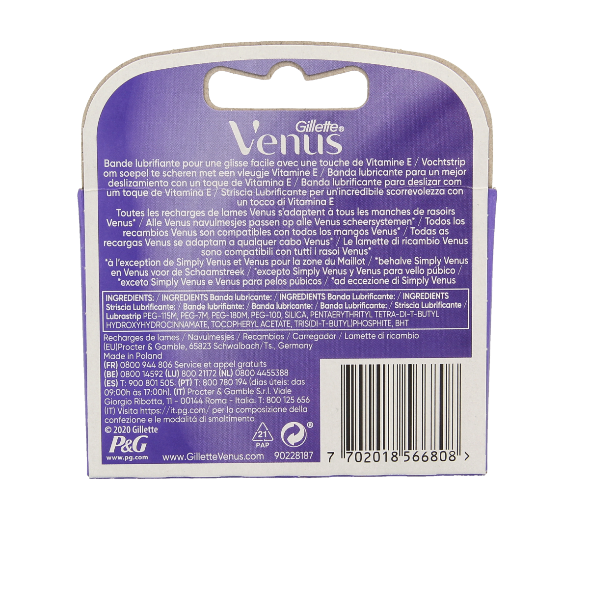 Gillette Venus deluxe smooth sensitive 3.00 Stuks