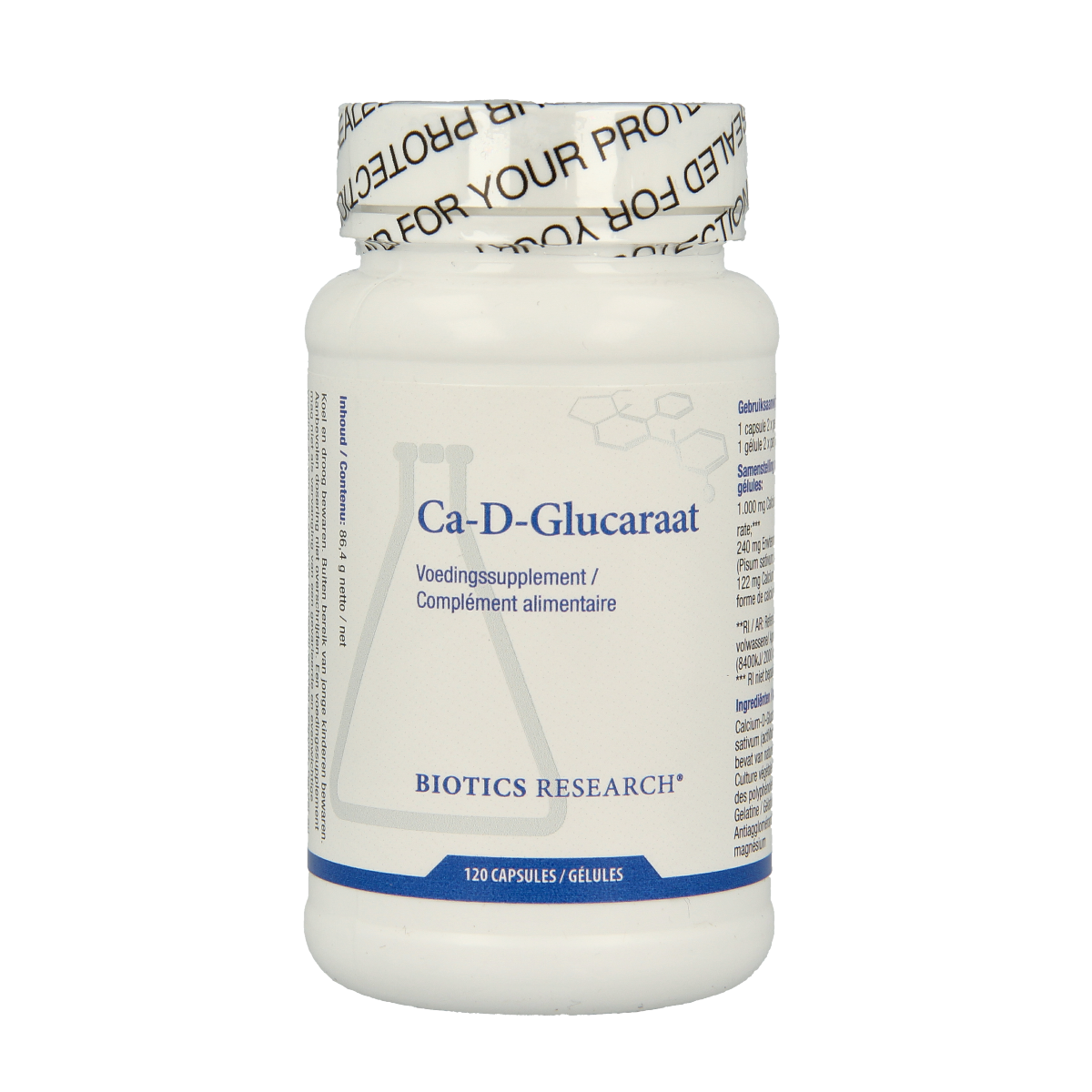 Biotics Calcium-D glucaraat 120.00 Capsules