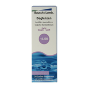 Bausch & Lomb Daglenzen -6.00 30.00 Stuks