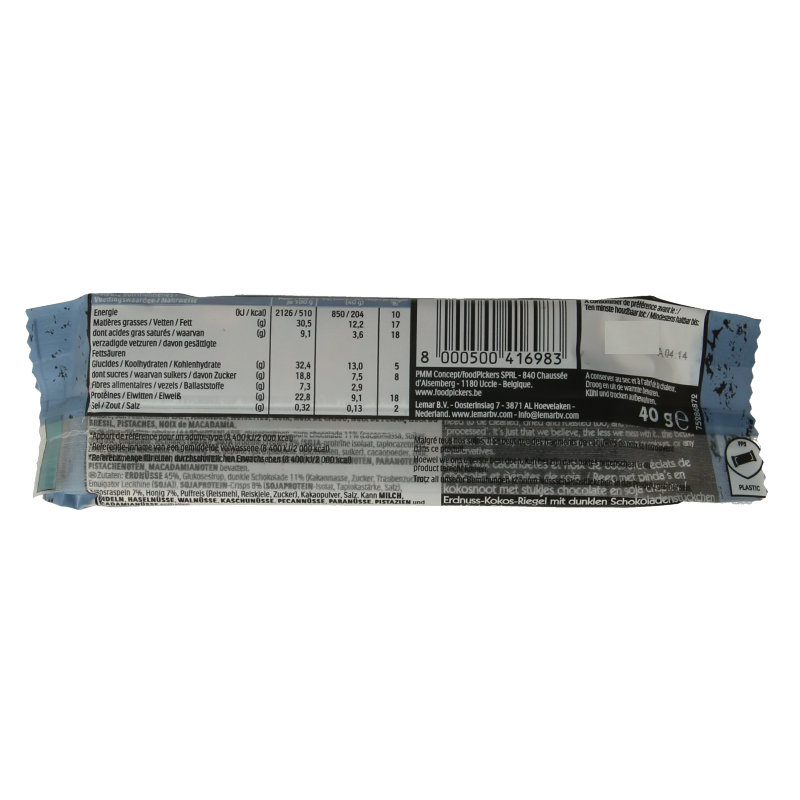 Eat Natural Protein packed met pinda's en chocolade 40 Gram