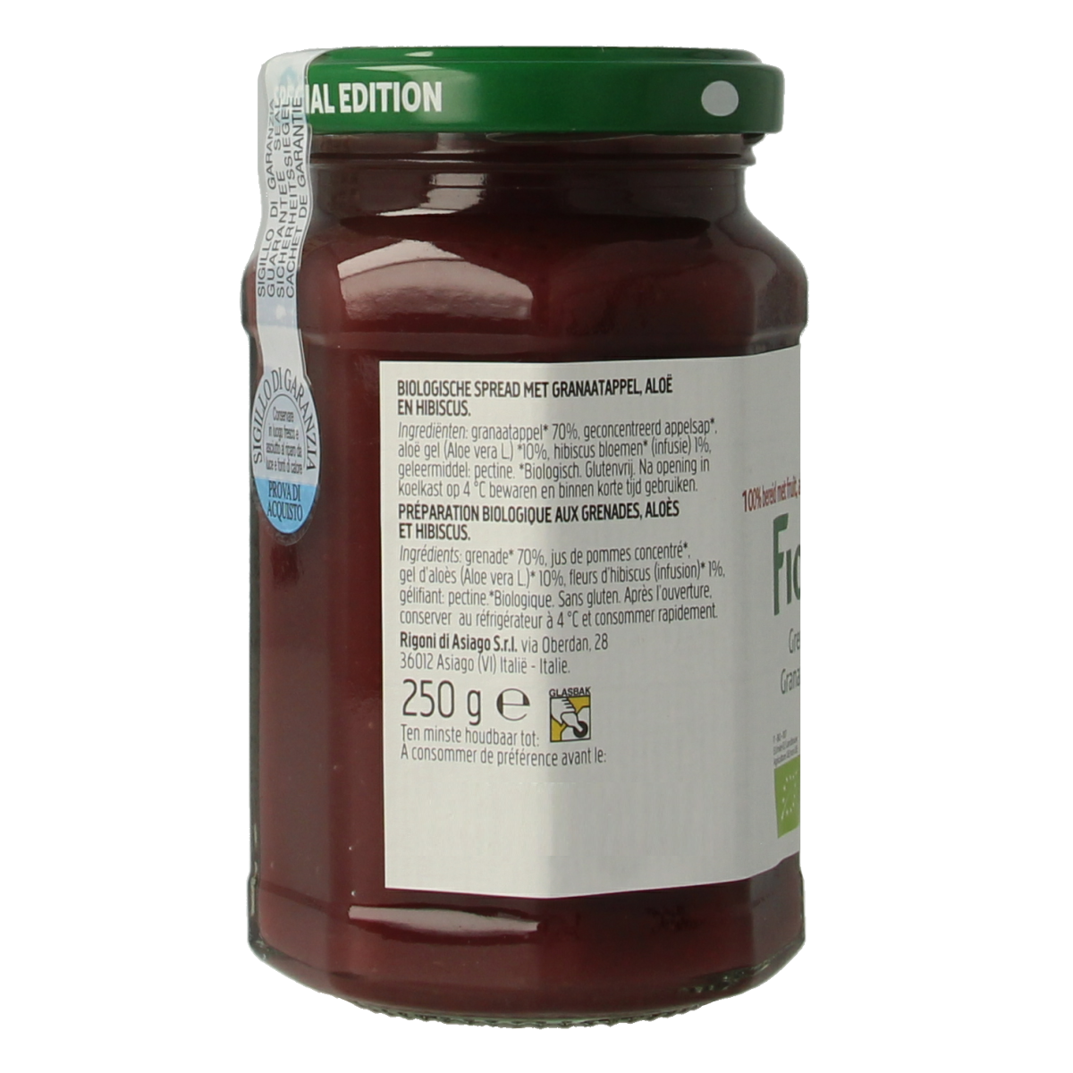 Fiordifrutta Granaatappel aloe hibiscus bio 250.00 Gram