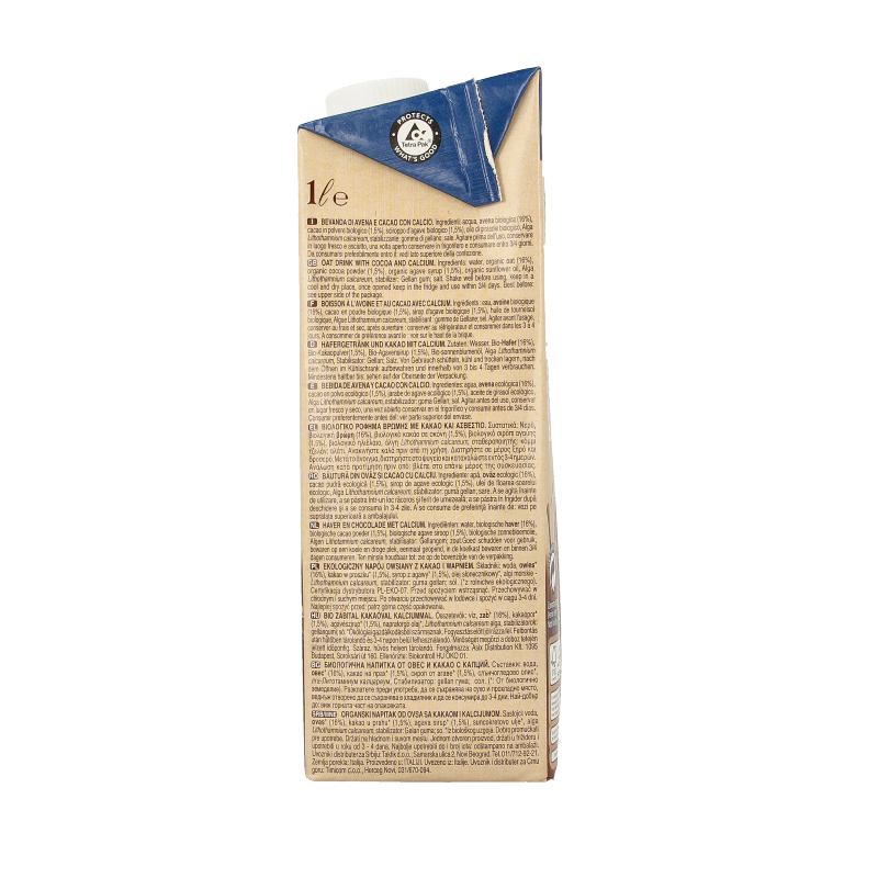 Riso Scotti Oat drink cocoa bio 1 Liter