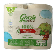 Grazie Natural Toiletpapier 3-laags 4.00 Stuks