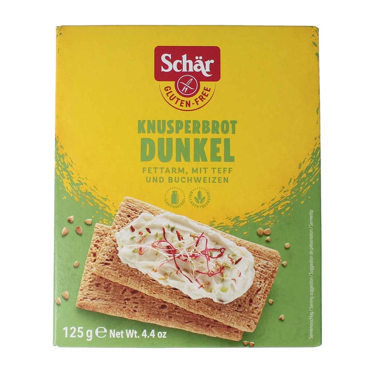 Schar Fibre crispbread/crackers glutenvrij 125.00 Gram