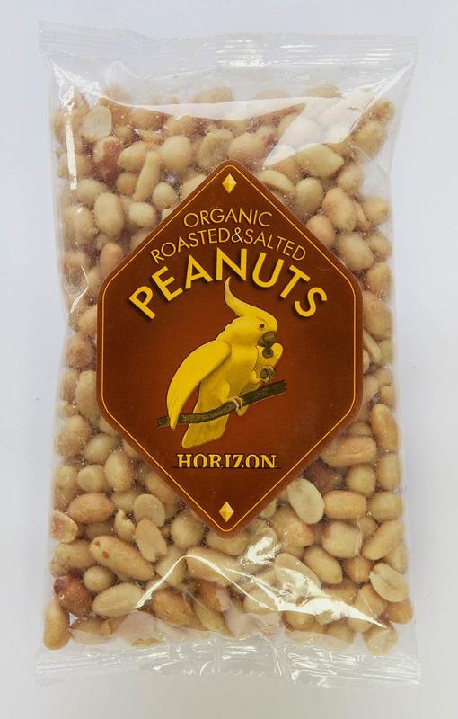 Horizon Geroosterde en gezouten pinda's bio 200.00 Gram
