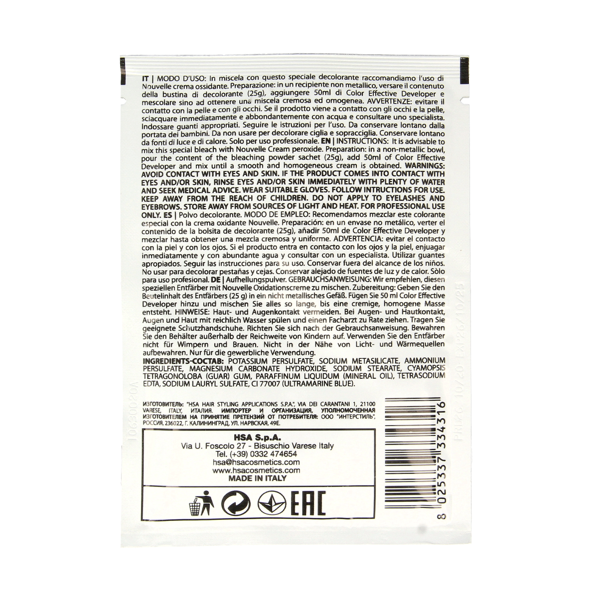 Nouvelle Bleaching powder 25.00 Gram