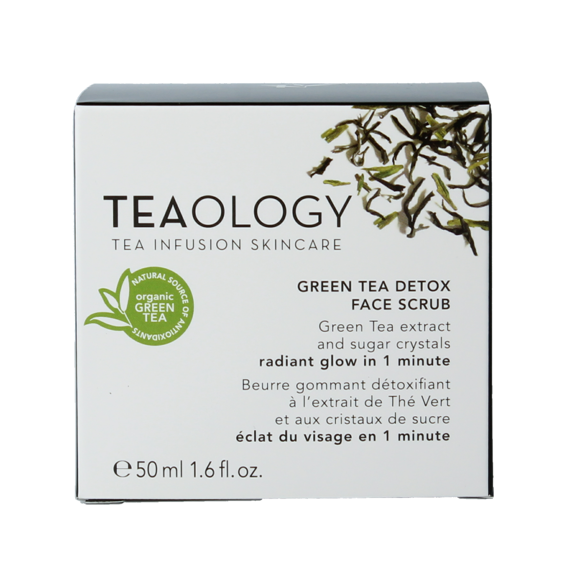Teaology Green tea detox face scrub 50.00 Milliliter