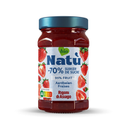 Natu Aardbeienjam bio 240.00 Gram