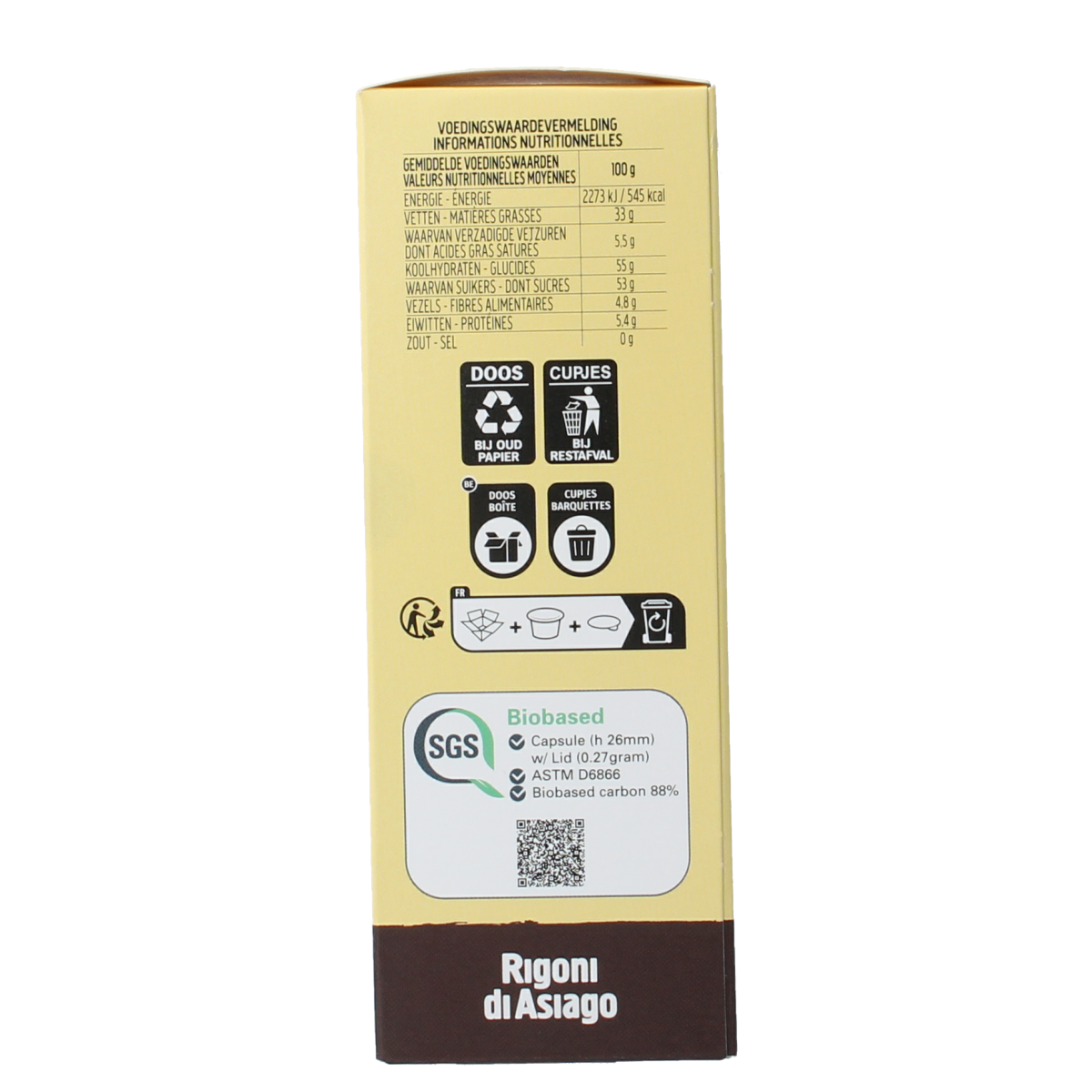 Nocciolata Op=Op Intense vegan cups bio 100.00 Gram