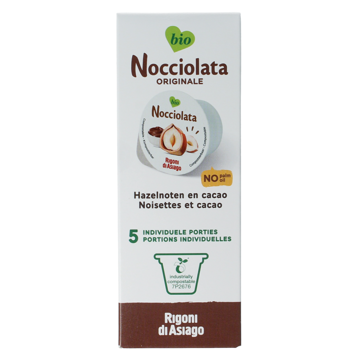 Nocciolata Originale cups 5 x 20g bio 100.00 Gram