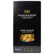 Massimo Zero	 Pipe rigate glutenvrij 400 Gram
